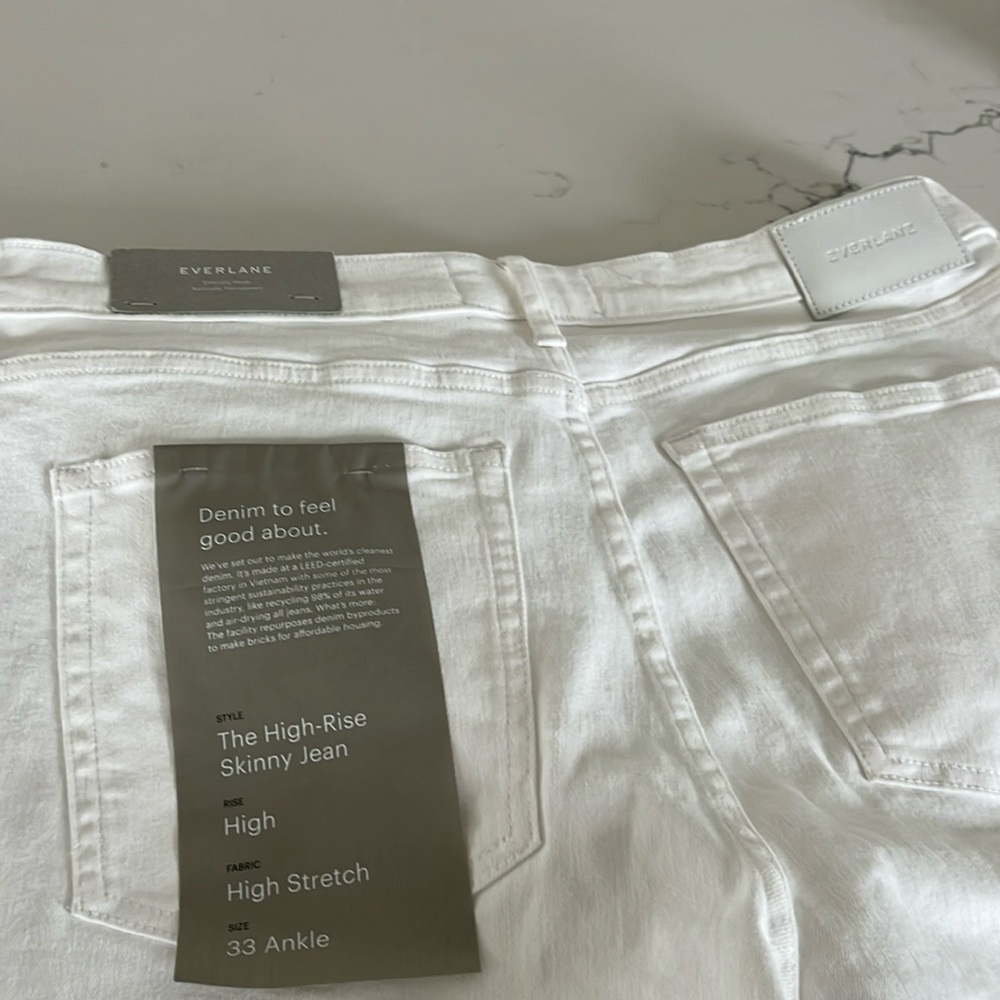 new with tags ! Everlane high rise jeans 33 ankle